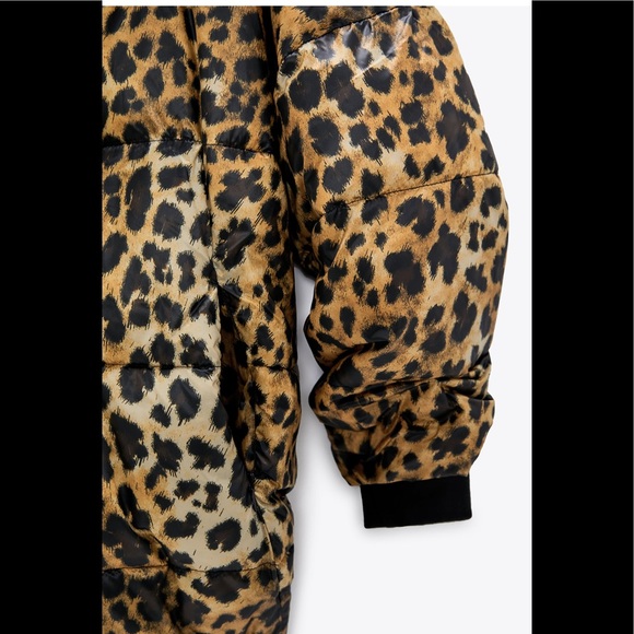 Zara Water Repellent Printed Coat - Picture 5 of 10